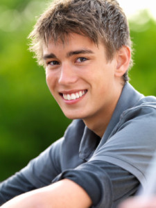 Portrait of a young guy smiling